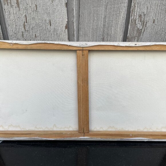 Cuba Cuban Tropical Sunset Painting Acrylic On Canvas Palm Trees Sailboats - Picture 4 of 5